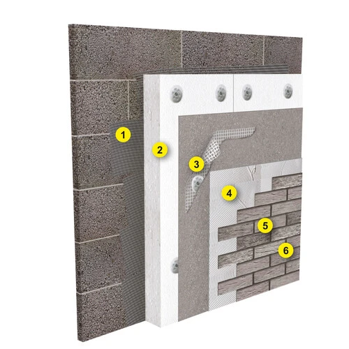 Weber tile fasadų sistema